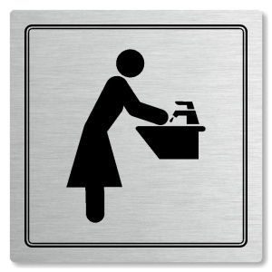 Piktogram Umývárna ženy